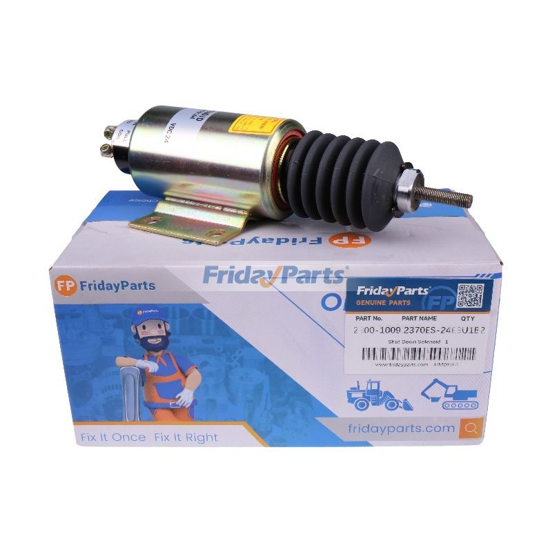 Solenóide de desligamento da série Woodward 2370 de reposição de 24 V 2300-1009 2370ES-24E3U1B2