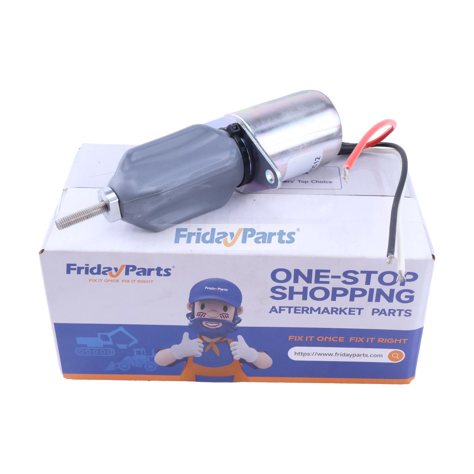 12V Aftermarket Woodward 1751ES-12A3ULB1S1 SA-4260-12 Shut Off Down Solenoid for Engine