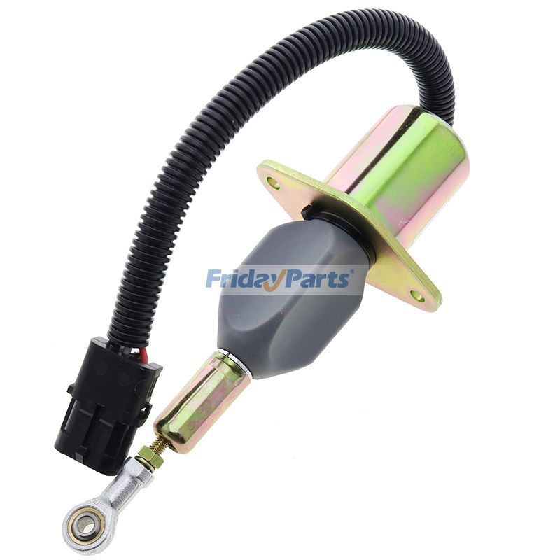 24V Shut Off Solenoid for Cummins 8.3L Komatsu for Engine,Excavator,Loader