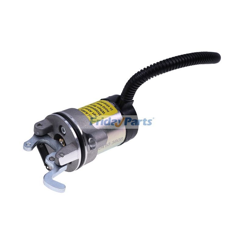 12-V-Kraftstoffabsperrmagnet 717/20274 für JCB-Dieselmotor TLT 3 Radlader 406 409