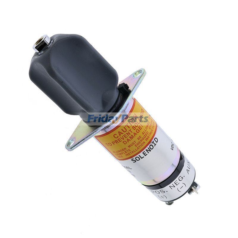 Shutoff Solenoid 1504-12A7U1B1 12VDC for Yanmar 2 Terminals for Engine