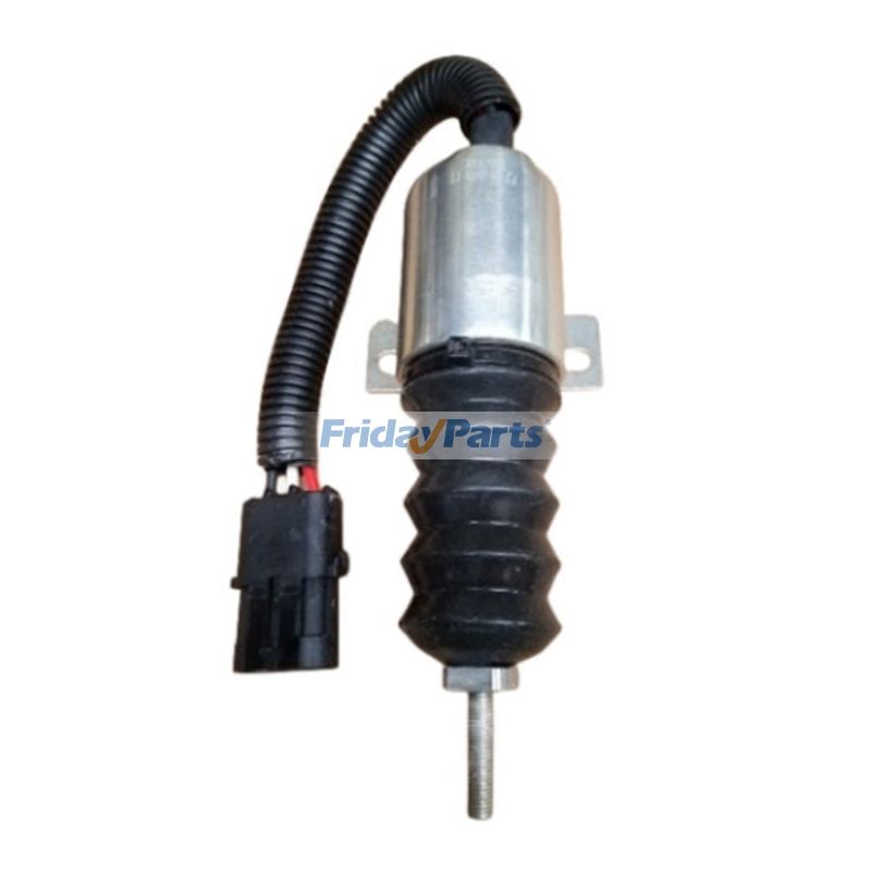 Shutoff Solenoid Valve X143301540 1751ES-12E3ULB2S1 for Isuzu Engine 4JB1 4JG1 Hitachi Excavator
