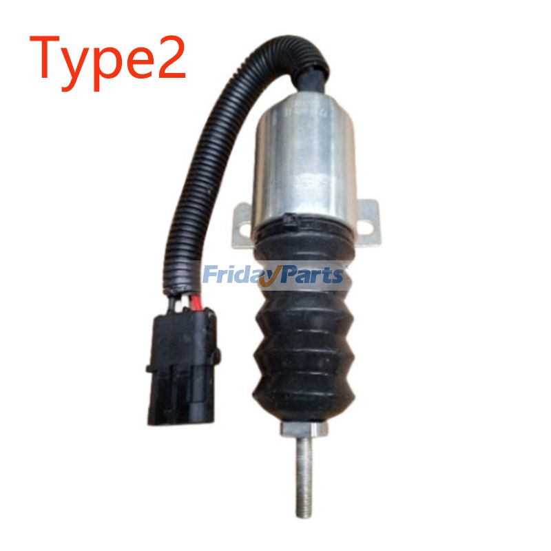Engine,Excavator Shutoff Solenoid Valve