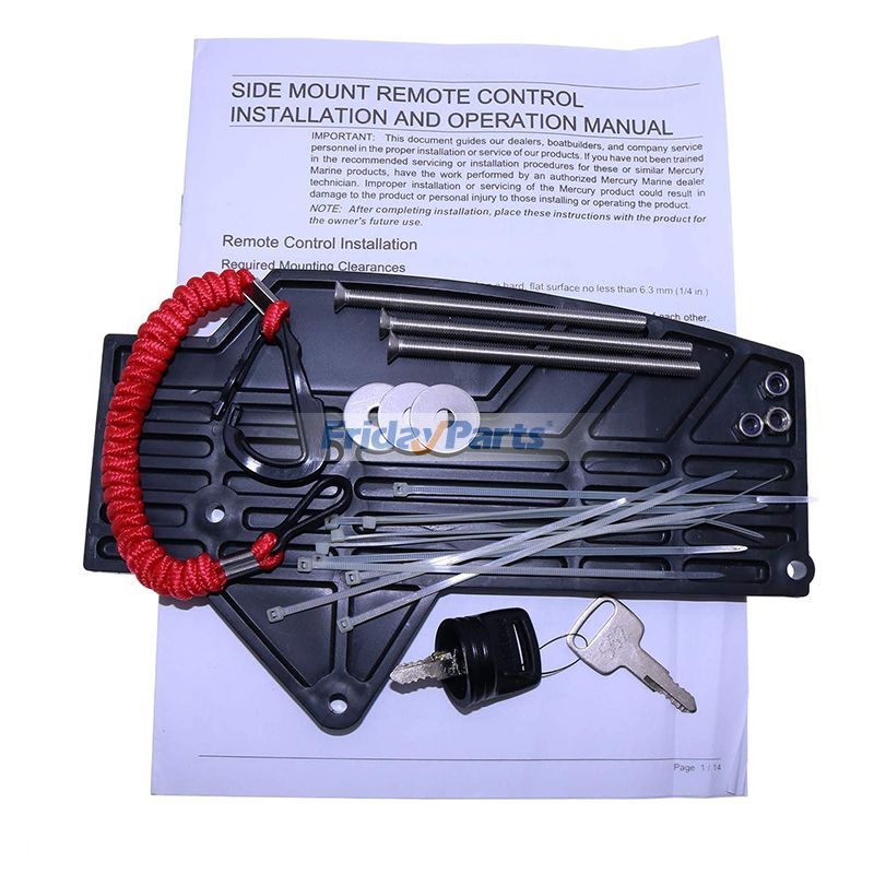 Compra Caja de control remoto de montaje lateral 881170A5 para motor de barco fueraborda Mercury en Fridayparts