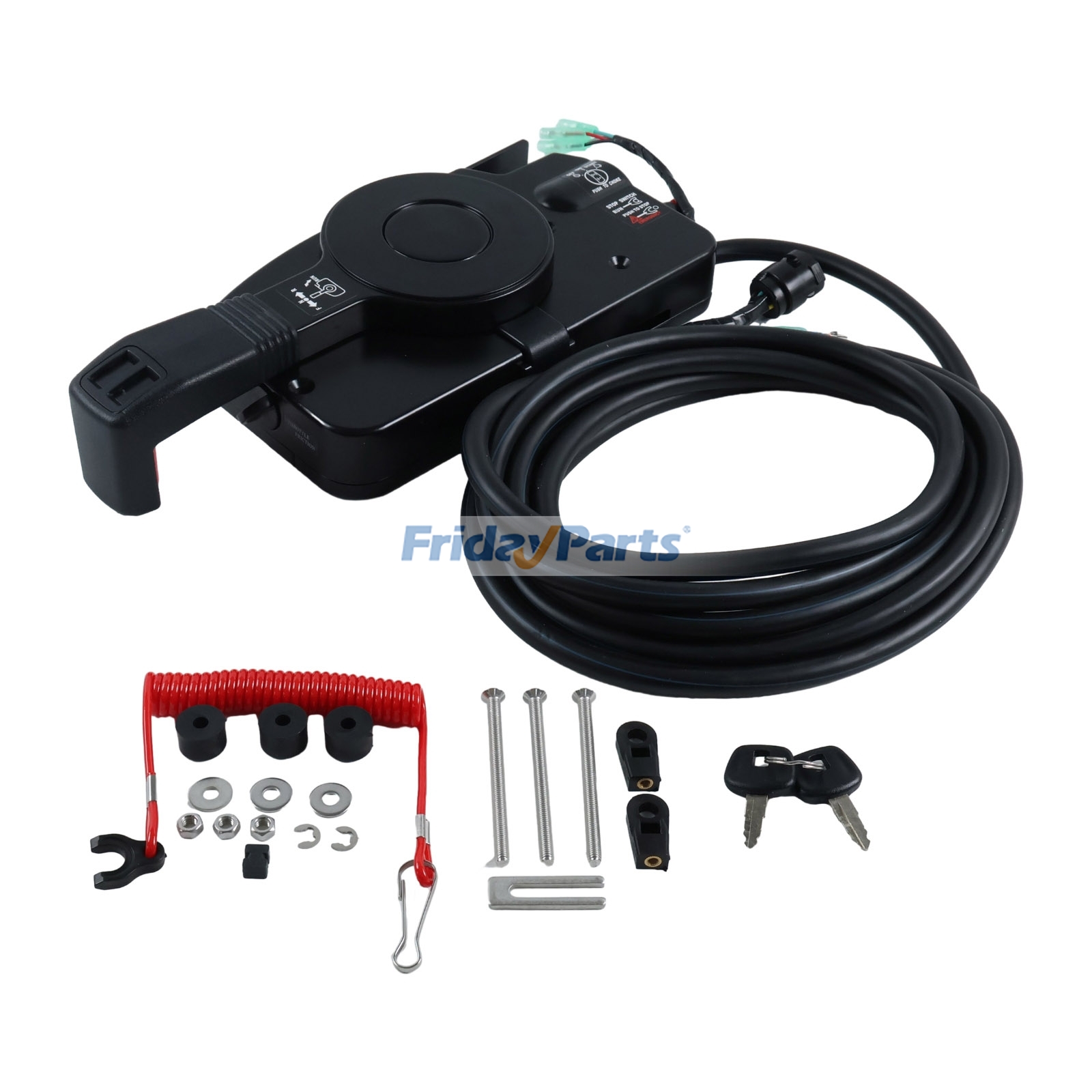 Caja de control remoto lateral 3GFQ845001 para motor fueraborda Tohatsu MFS40 MFS50A