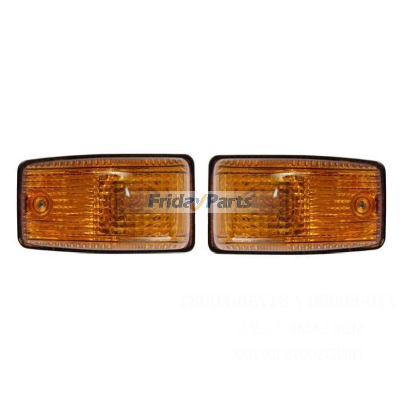 Left & Right Side Turn Signal Lamp 81730-E0080 81730-E0081 for Hino Truck 300 500 700 Series