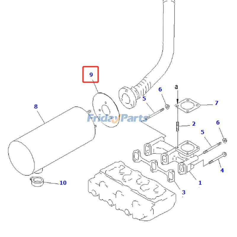 Silencer Gasket for Engine,Excavator