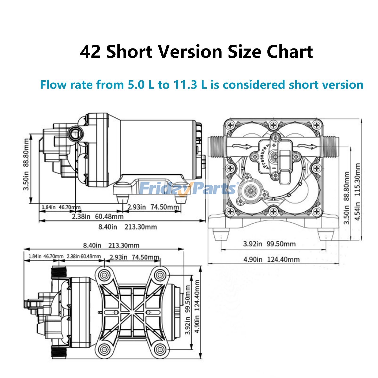 Leise, selbstansaugende elektrische Membran-Druckerhöhungspumpefür Marine