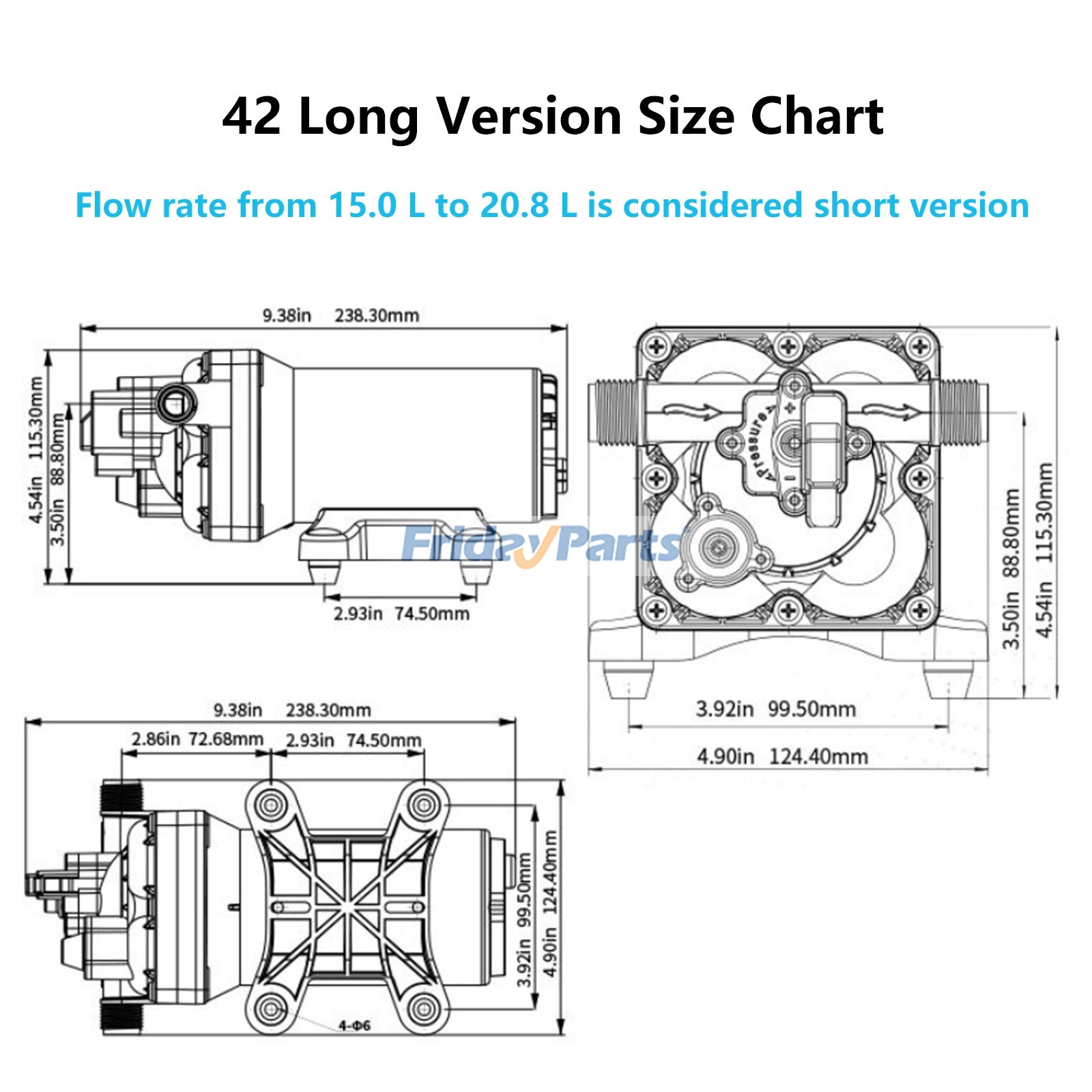 Leise, selbstansaugende elektrische Membran-Druckerhöhungspumpefür Marine