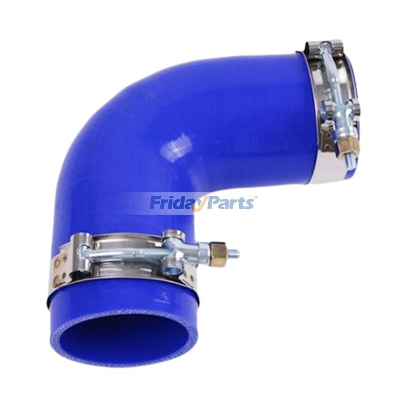 DYNAPAC用,Kenworth用,他ブランド用,Peterbilt用用シリコン 90° エルボ ホース クランプ付き F04-6006 ピータービルト 365 367 384 386 387 388 389 587 ケンワース T660 T680 T700 T880 T2000 W900 トラック用