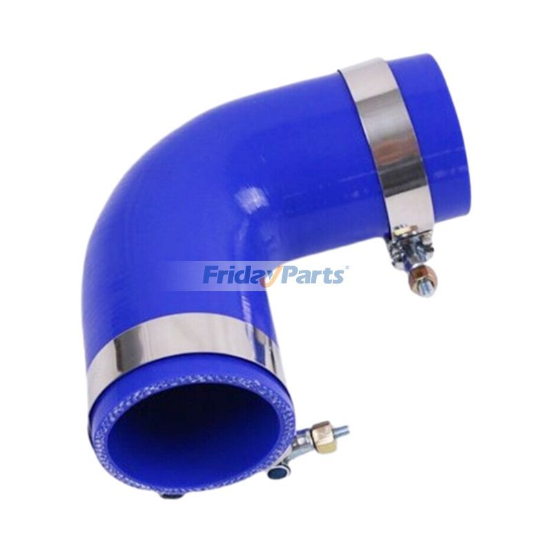 トラック シリコン 90° エルボ ホース クランプ付き ケンワース