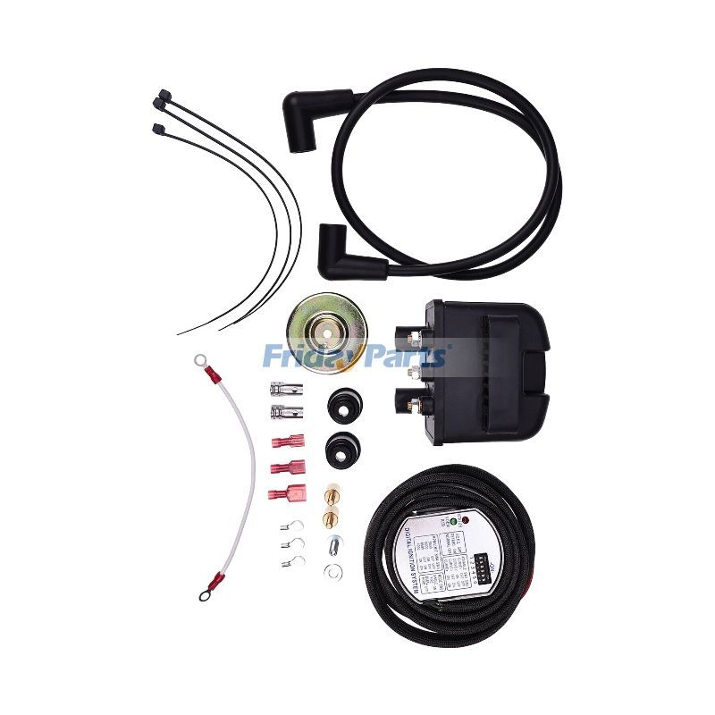 Kit d'allumage programmable Single Fire 53-660 pour moteur Harley-Davidson Shovelhead Evolution Big Twin & XL 70-99pourPour Harley-Davidson