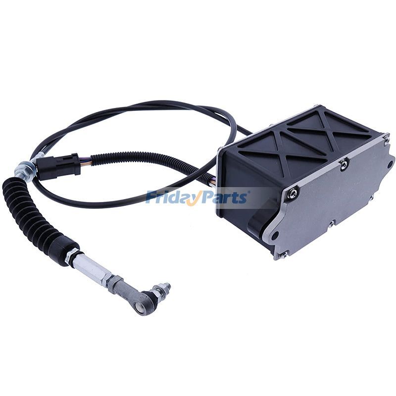 Cable de acelerador simple con conector de 5 pines para motor de acelerador 247-5235 para excavadora Caterpillar CAT 3306 330B de FridayParts