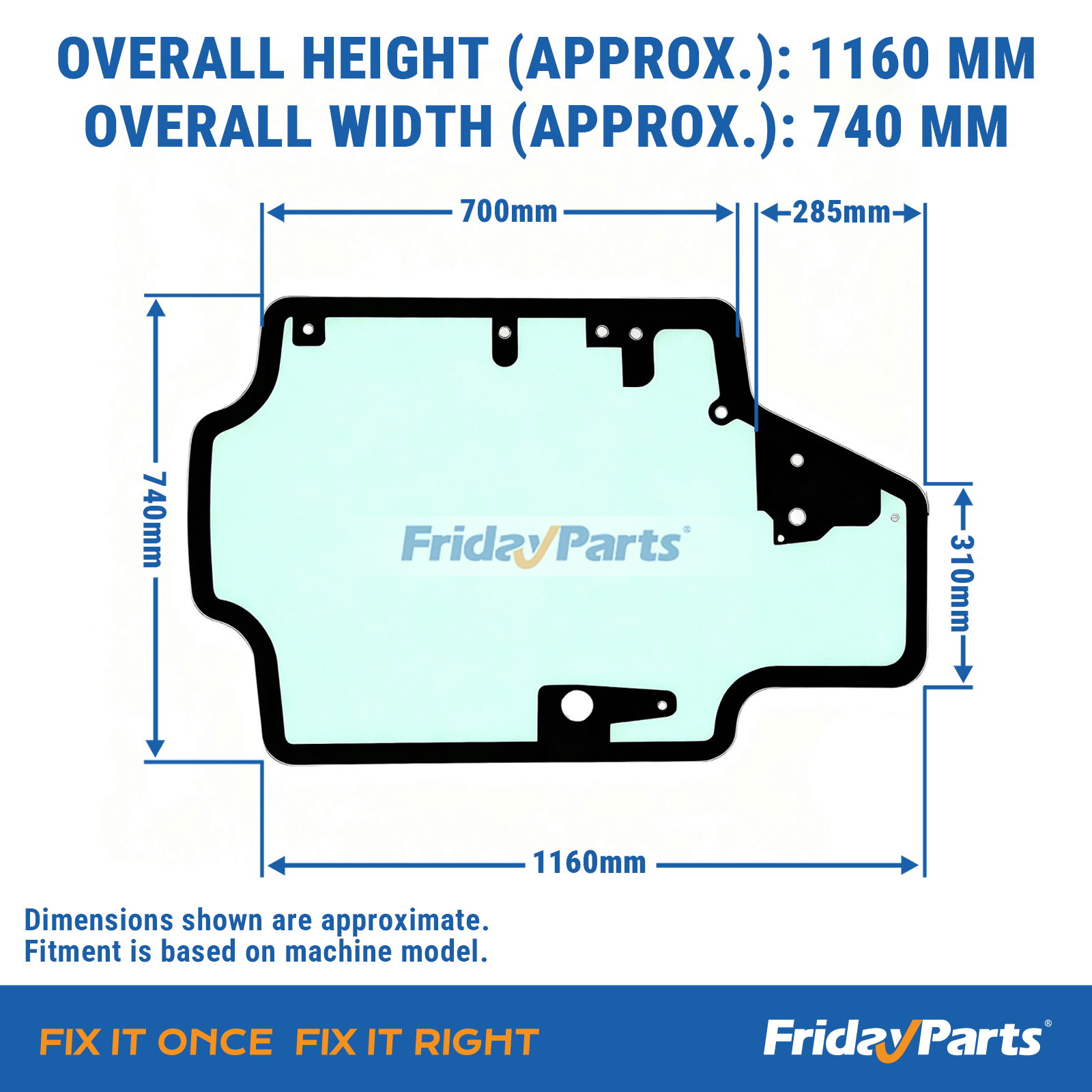 Door Glass For CASE,For New Holland