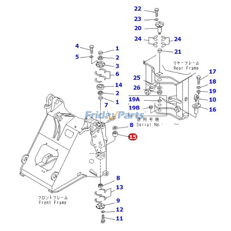 KOMATSU用スリーブベアリング