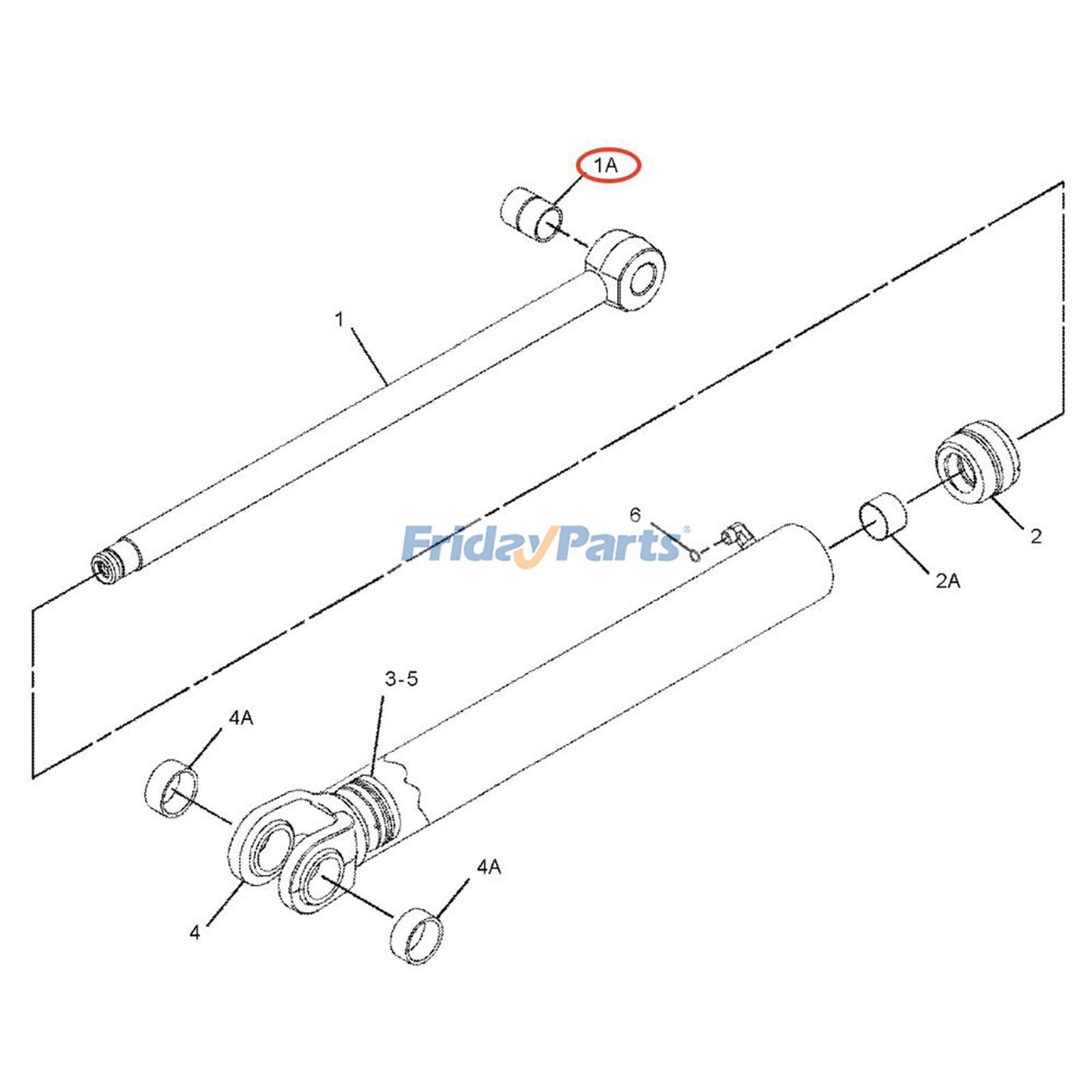 Buje de cojinete de manguito 331-1520 para cargadora Caterpillar CAT Engine C4.4 C6.6 428F2 432F 434F2 444F Para CAT