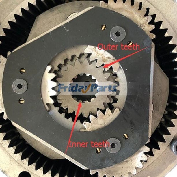 Slew Reduction Gearbox for Excavator
