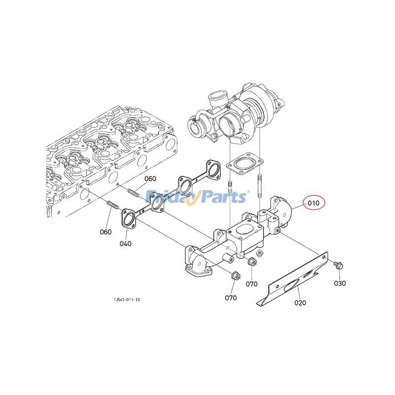 Exhaust Manifold for Loader,Tractor