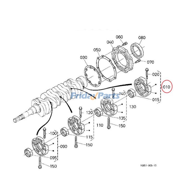 Main Bearing Case Assembly for Loader,Tractor