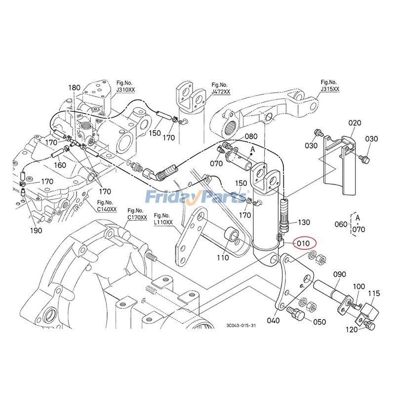 FridayParts Cylinder Assembly