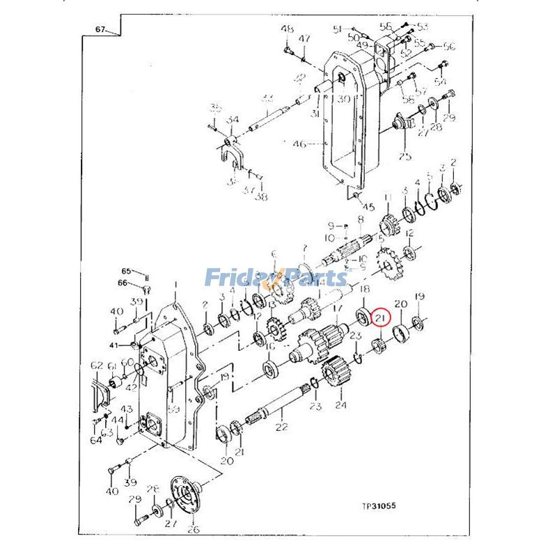 Bearing Cone for Engine,Tractor,Other Agricultural Equipment