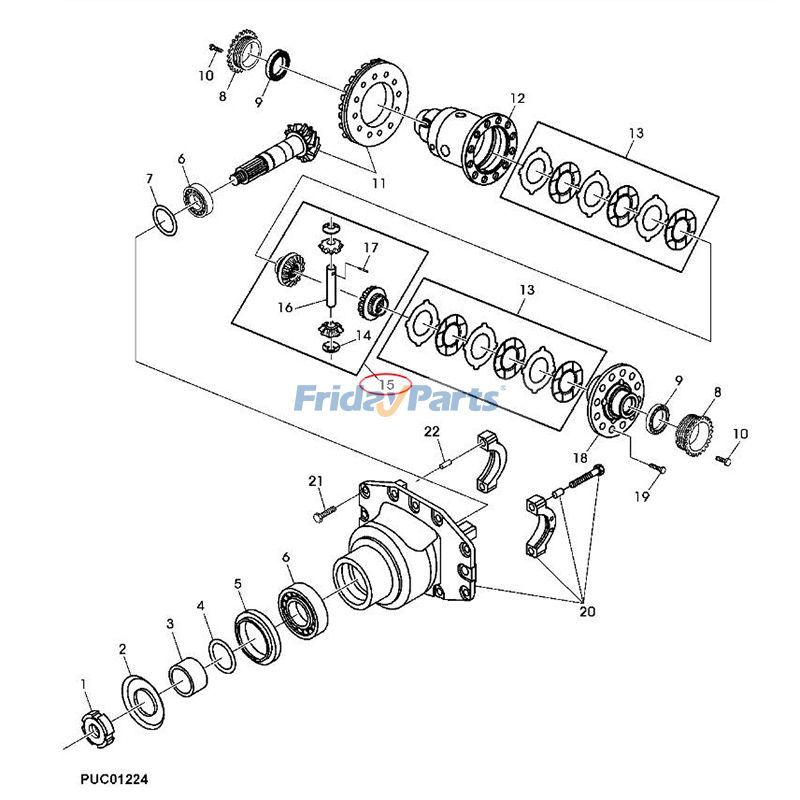 Differential Gear Kit for Engine,Tractor