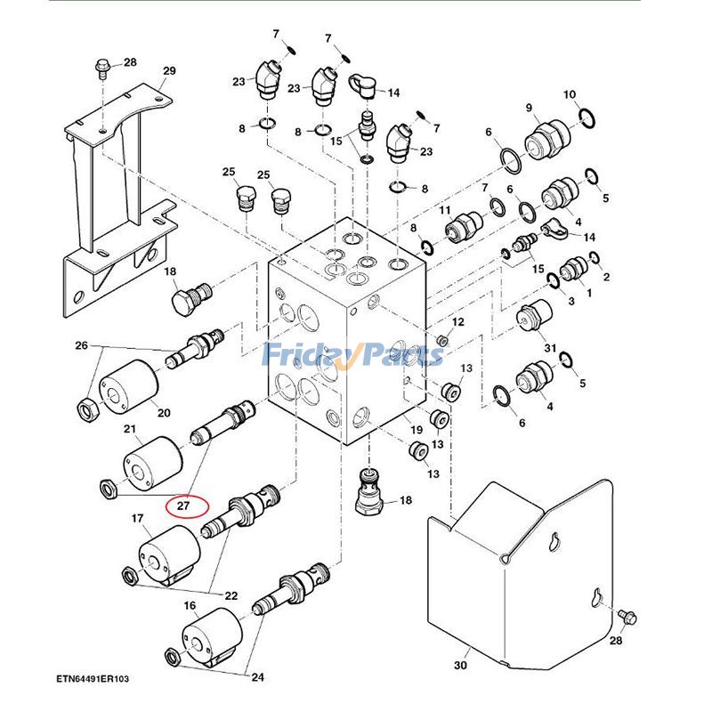 Solenoid Valve for Harvester