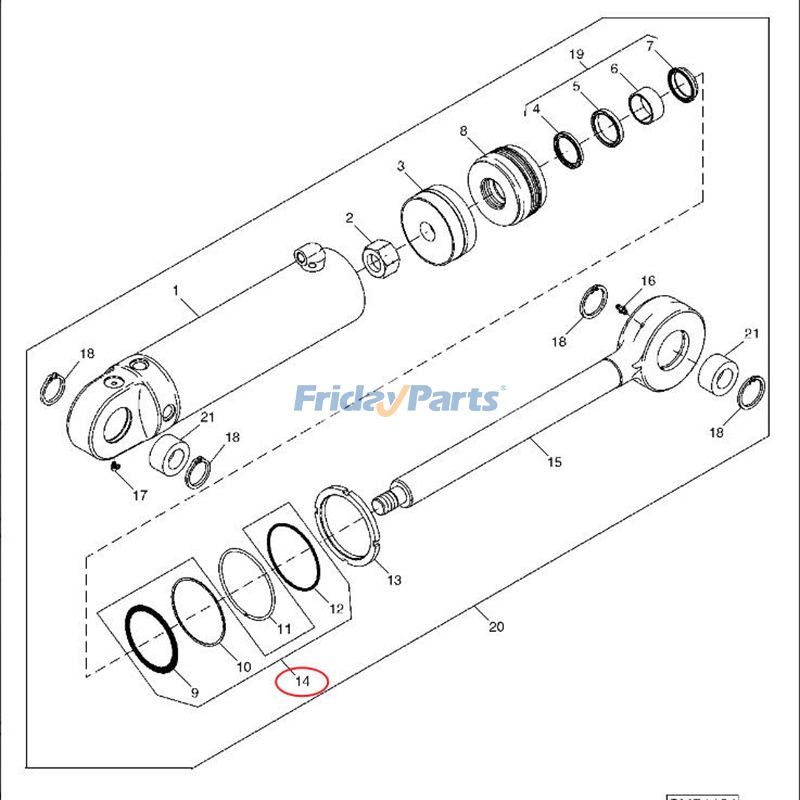 ブルドーザー,その他の農業機械 シリンダーシールキット