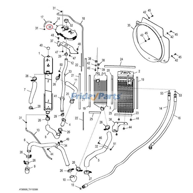 JOHN DEERE用ローダー用タンク