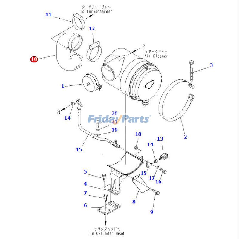 Hose for Engine,Motor Grader