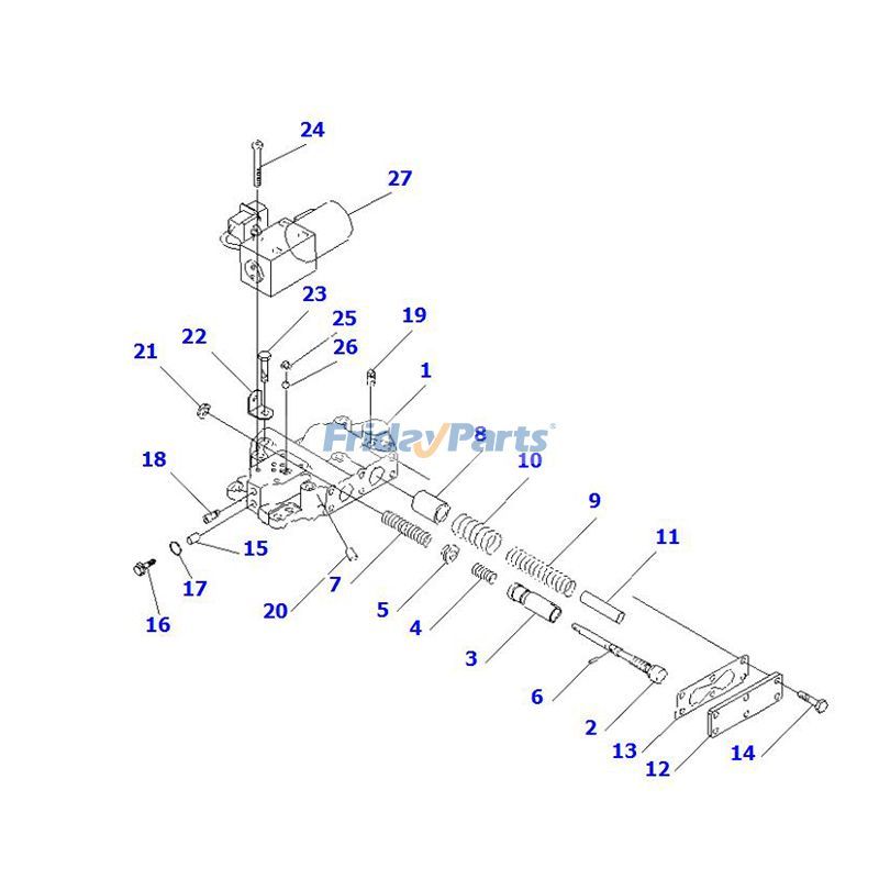 Achetez Électrovanne pour Komatsu FG35A-16 FG40Z-10 FG45-10 chez FridayParts