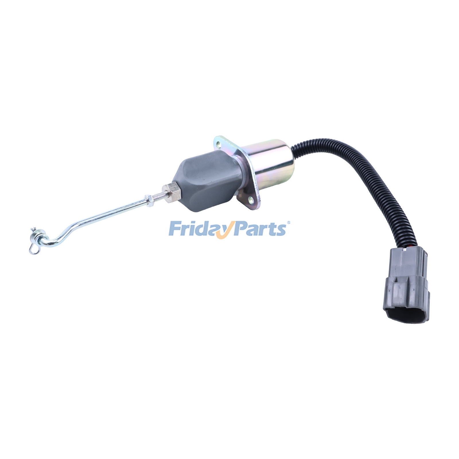 Válvula solenoide de parada de 12 V para motor Mitsubishi S4Q S4S S6S Volvo Terex Schaeff Sdmo Generator de FridayParts
