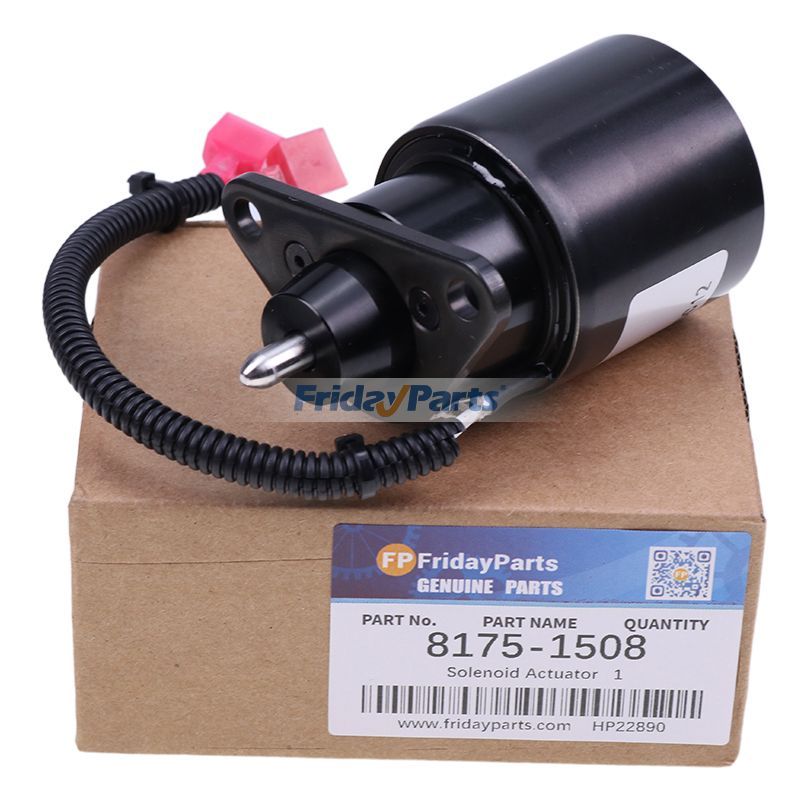 Woodward Yanmar エンジン 3TNV82 用ソレノイド アクチュエータ 8175-1508 0200-12