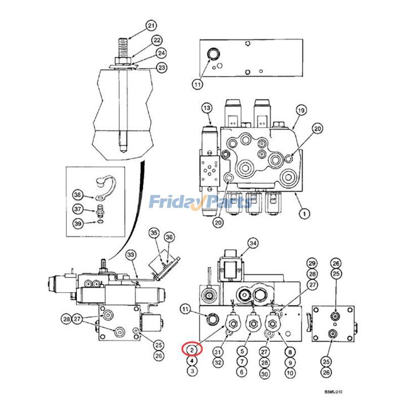 CASE用その他の農業機械用ソレノイドカートリッジバルブ
