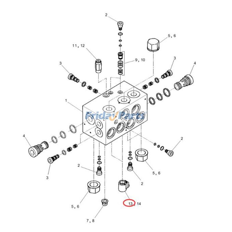 FridayParts Solenoid Cartridge Valve Harvester