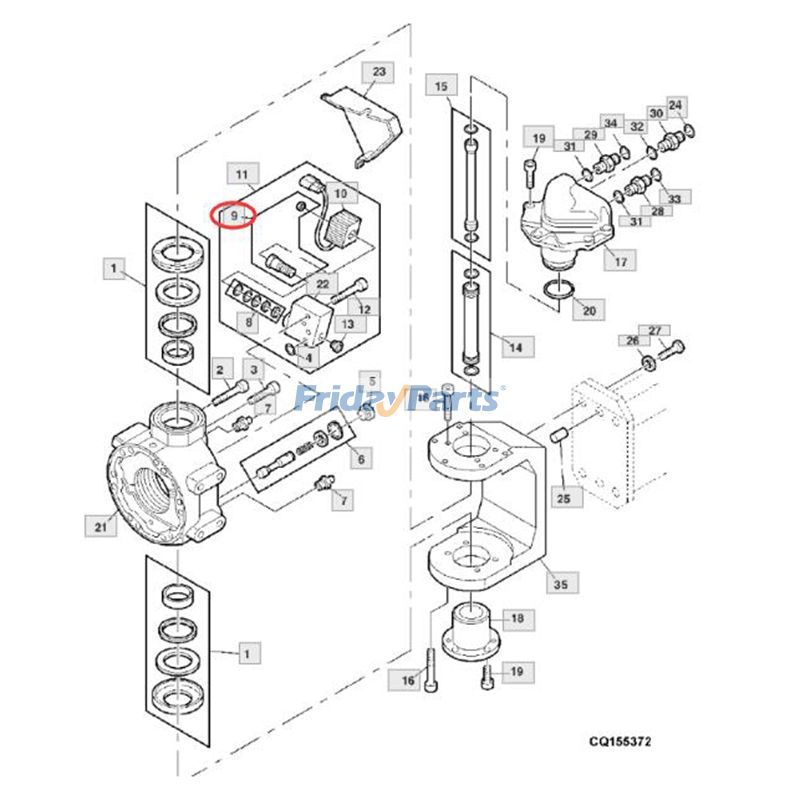 JOHN DEERE用ローダー,その他の農業機械用ソレノイドカートリッジバルブ
