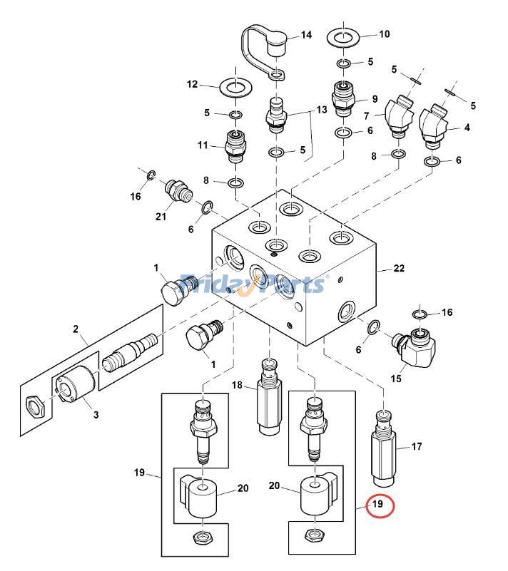 JOHN DEERE用その他用ソレノイドカートリッジバルブ
