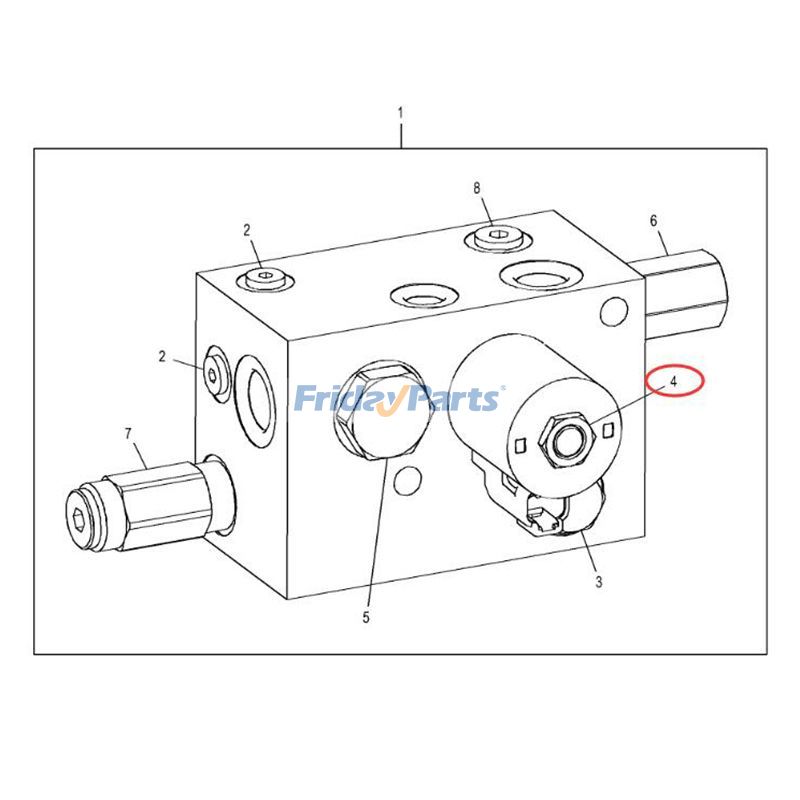 JOHN DEERE用ブルドーザー,ローダー,その他用ソレノイドカートリッジバルブ 318D 319D 320D 323D 326D 328D 329D 332D 333D
