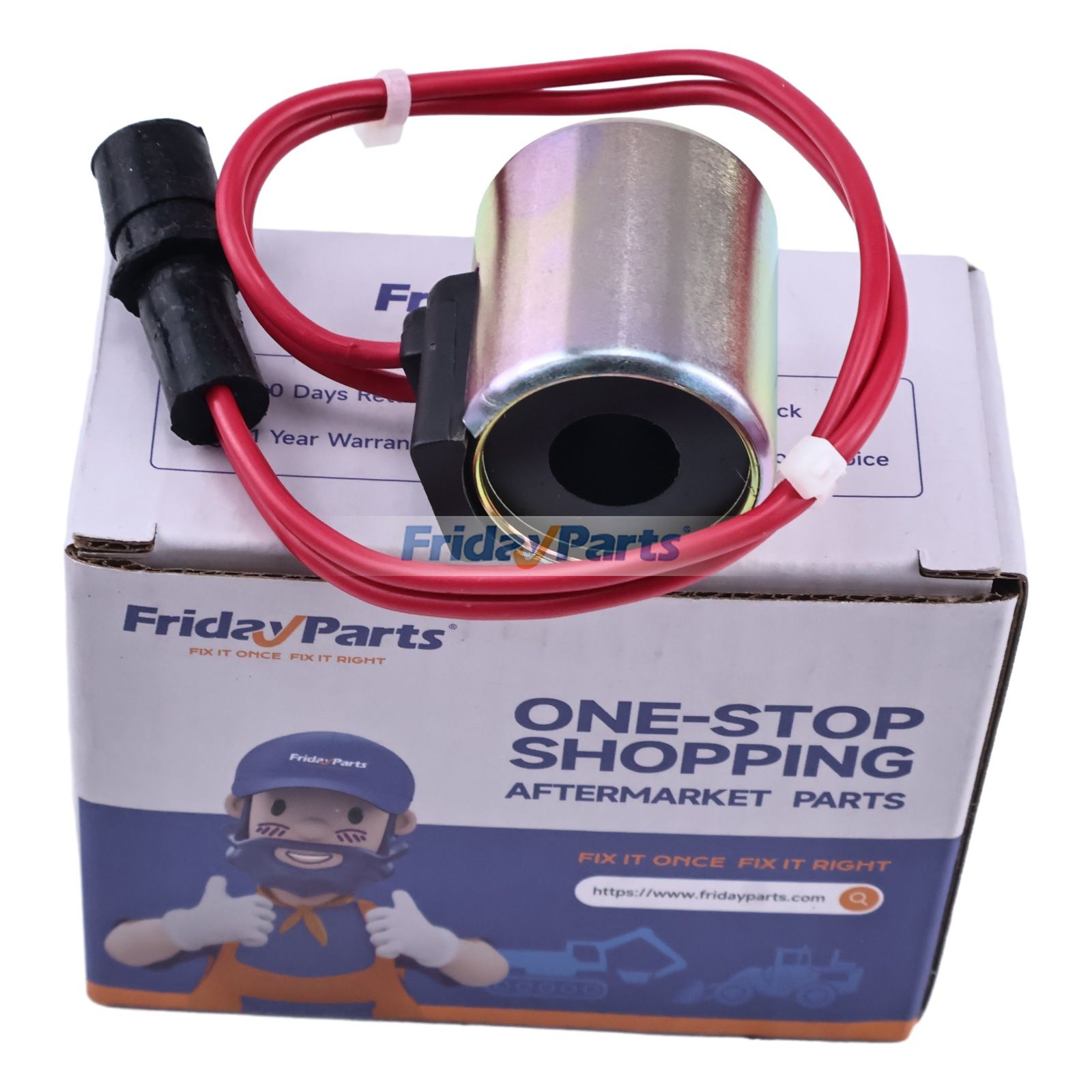 24V Solenoid Coil 8C-5576 for Caterpillar CAT Tractor D5H D8N Wheel Loader 918F 924F 928G