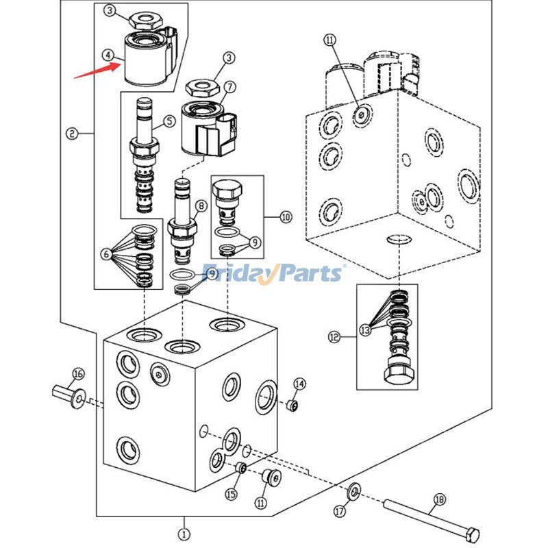  12V Solenoid Coil For JOHN DEERE