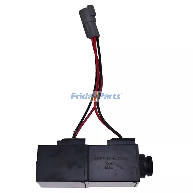 Émbolo y conector de solenoide CA0134125 CA0146635 para cargadora Komatsu WB140 WB142 WB146 WB150 WB156 WB91R WB93R de FridayParts