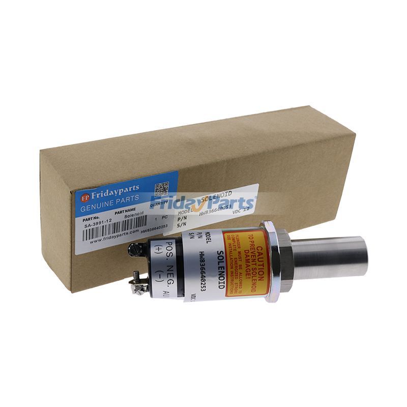 Solénoïde SA-3991-12 pour tracteur MF7250 MF7252 MF8160 Sisu Valmet 634 620 Engine