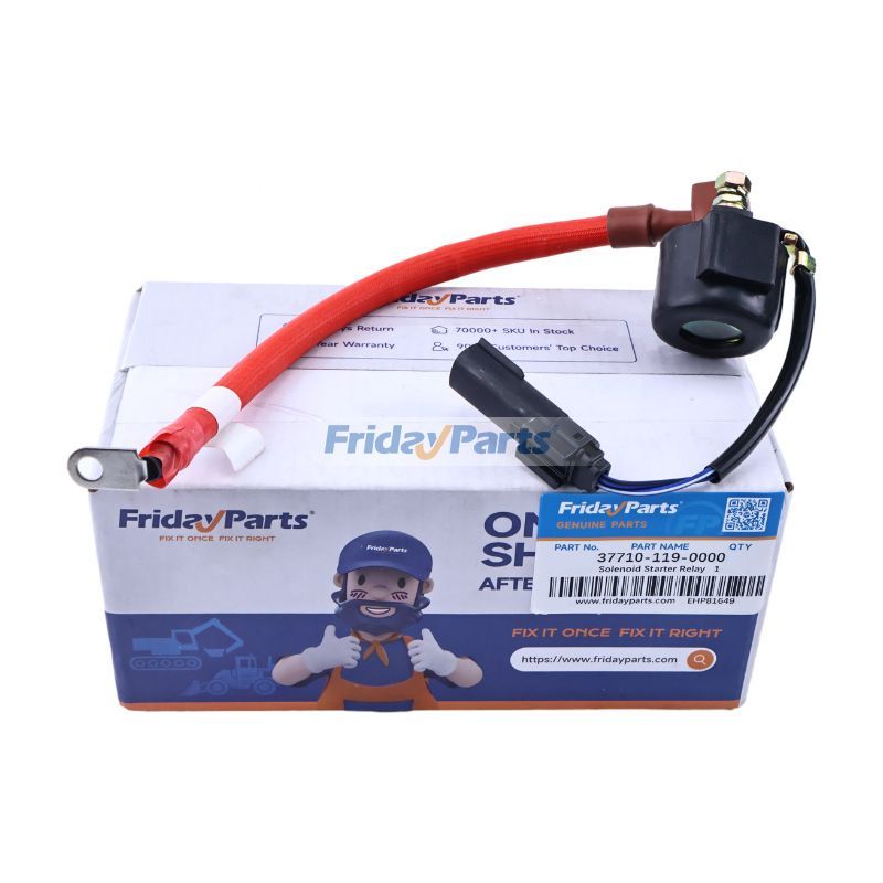 Relais de démarreur solénoïde 37710-119-0000 pour Hisun Sector 400 450 550 750 Vector 500 700 Strike 550 1000 Tactic 550 750 1000