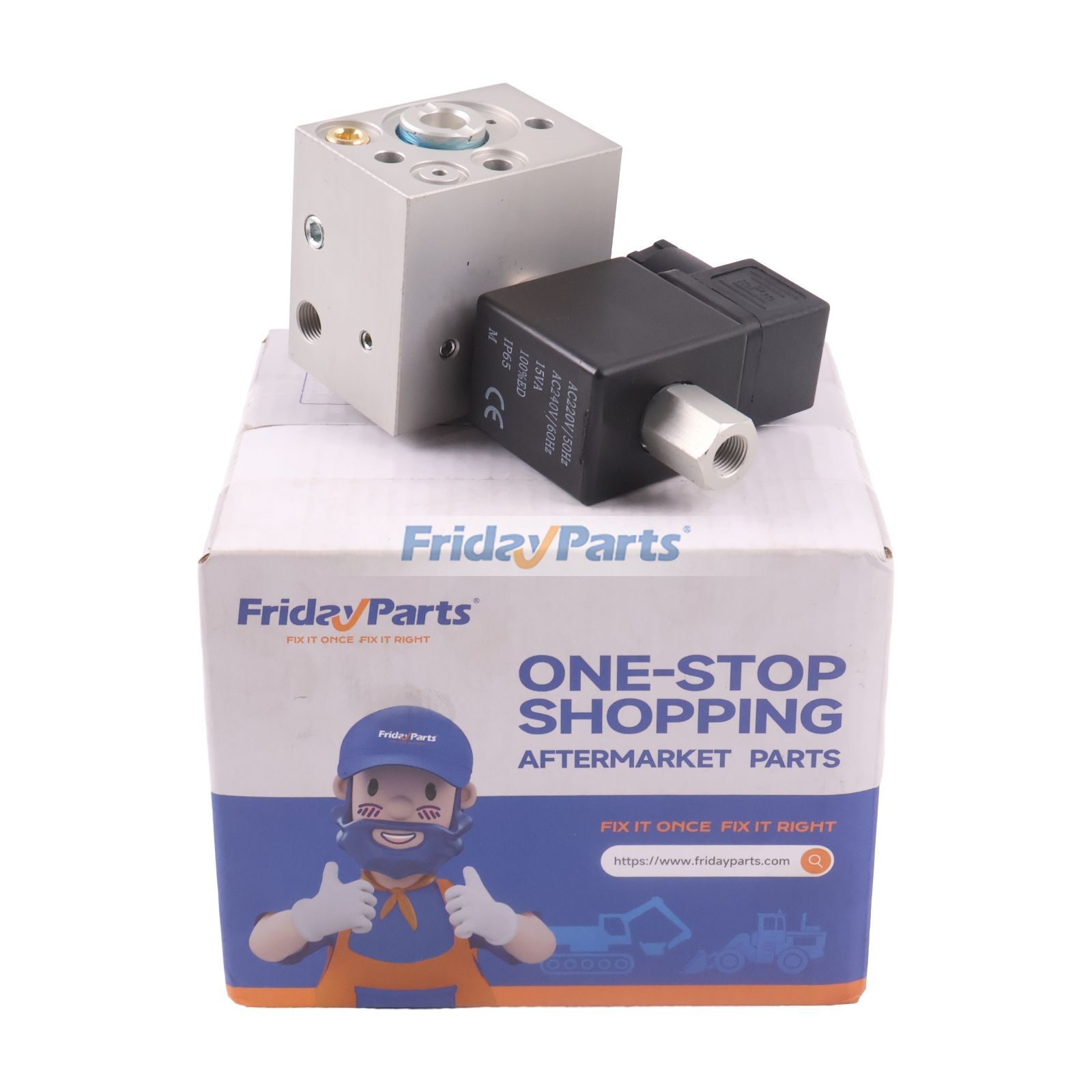 Válvula solenoide 1831558-4-1-RJ para compresor de aire