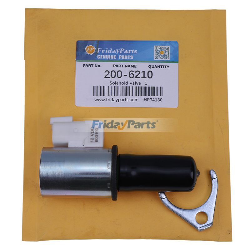 Solenoid Valve 200-6210 for  Caterpillar CAT Engine 3054C C4.4 3054E 3054 Loader 420E 430E 432E 434E 442E 444E 450E 450F Telehandler TH220B TH330B