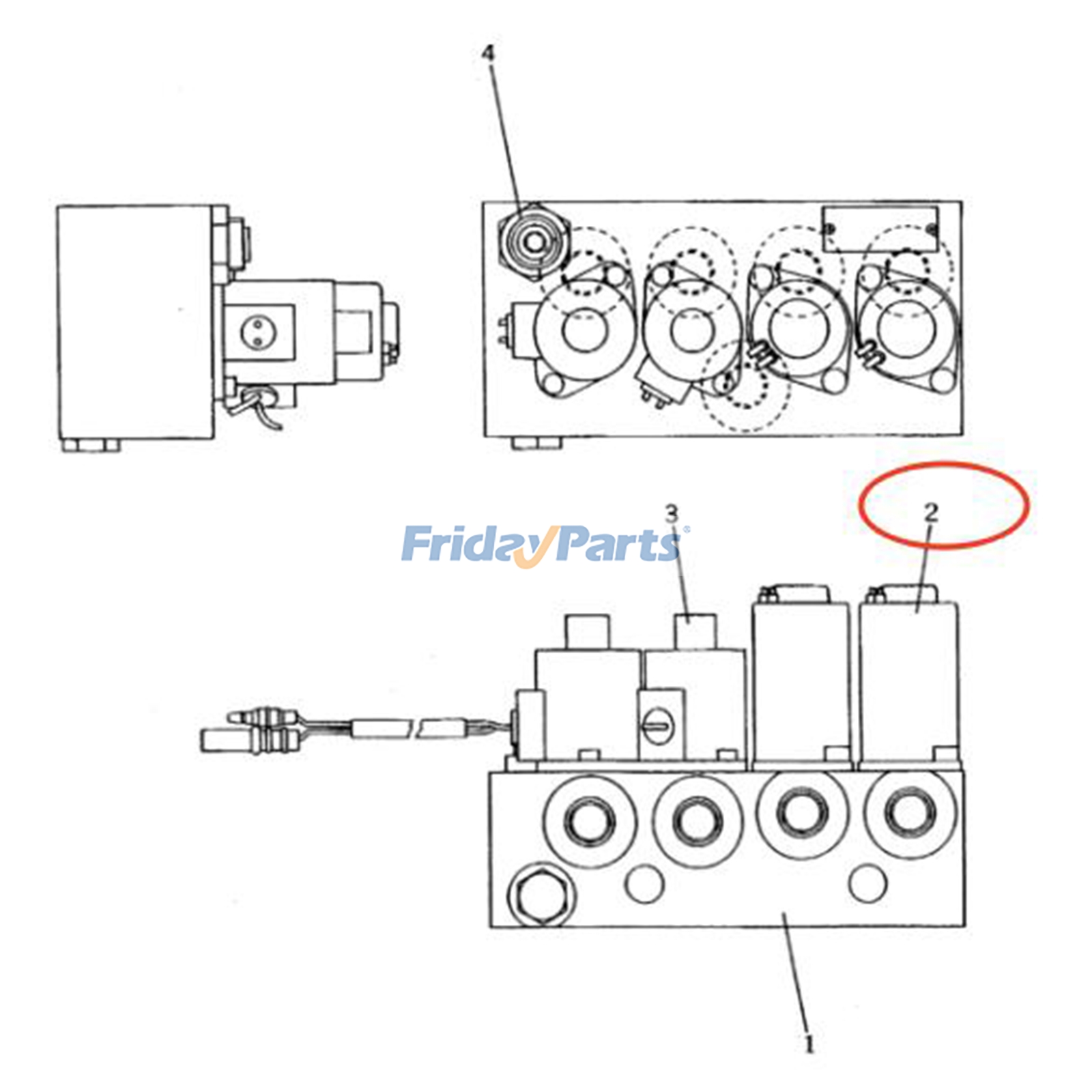 Solenoid Valve for Excavator
