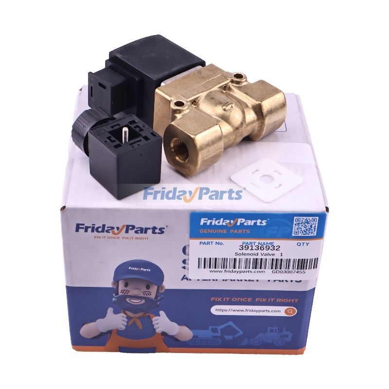 Solenoid Valve 39136932 for Ingersoll Rand Air Compressor XF50SE HP50SE HXP50SE ML37SE MH37SE MU37SE