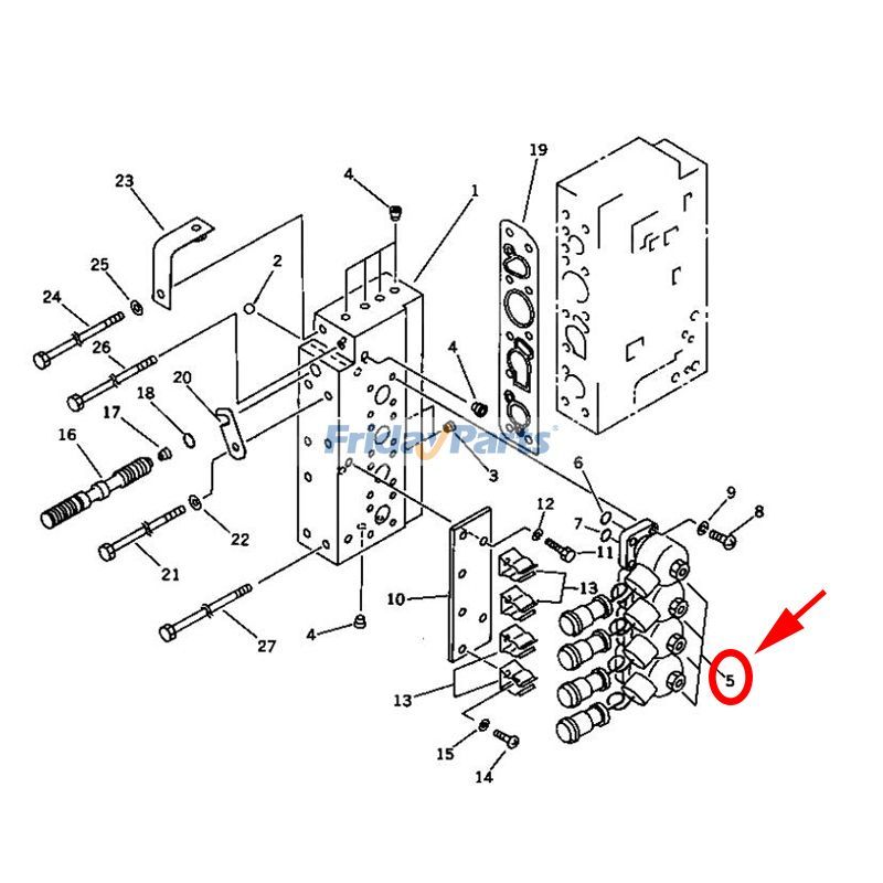 1 válvula solenoide 419-15-16910 para cargadora de ruedas Komatsu WA200-1 WA250-1 WA320-1 WA300-1 WA320-1LC WA250-1LC 532 Para KOMATSU
