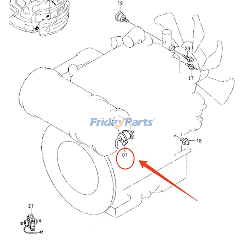Solenoid for Excavator