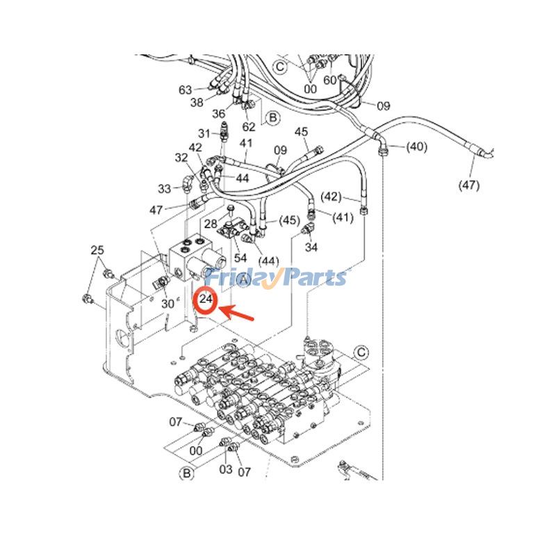 Solenoid Valve 4607613 for Hitachi Excavator ZX17U-2 ZX27U-3 ZX35U